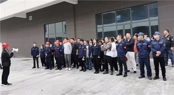 钠能时代组织开展火灾事故应急救援演练活动