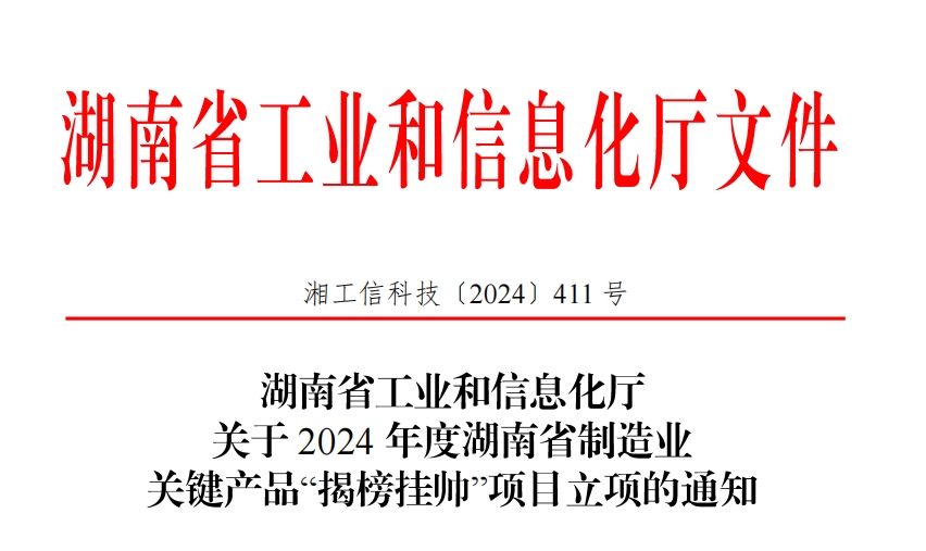 钠能时代入选湖南省先进制造业关键产品“揭榜挂帅”项目