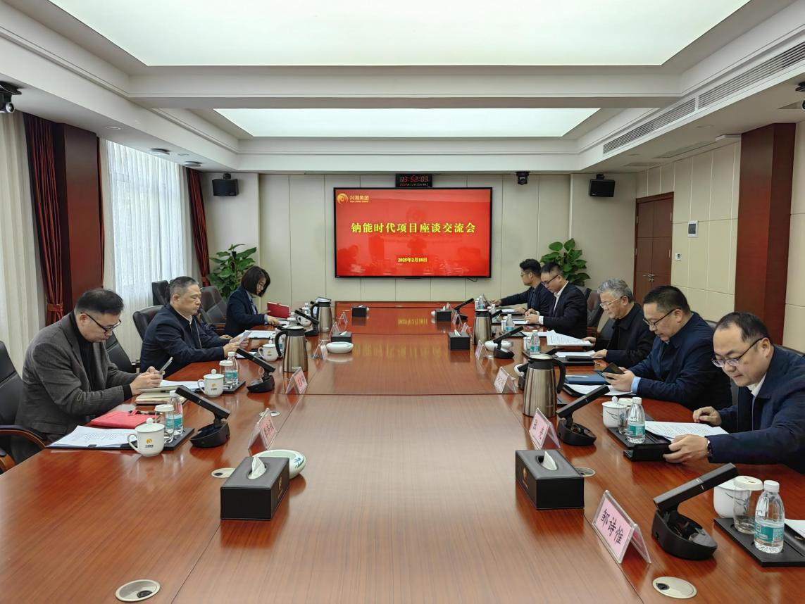 兴湘集团与钠能时代座谈交流 共探产业发展新路径